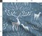 Winter Animals Christmas Snowflakes Cool Tone Festive Animals Modern Reindeer Woodland Animals Whimsical Snow Stars Scandi Scandinavian Fir Custom Printed Fabric by Spoonflower Various Fabrics by the Yard or Fat Quarter